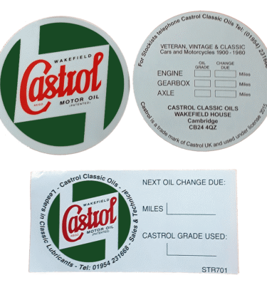 Castrol Windscreen Service Sticker