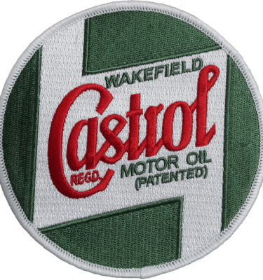 Castrol Classic Woven Cloth Badge
