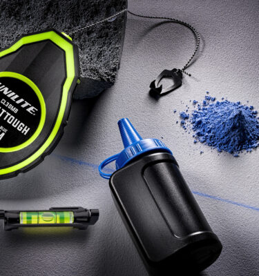 UNILITE Heavy Duty 30m Chalk Line with 120g bottle blue chalk