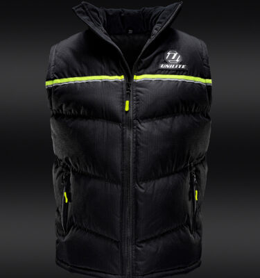 UNILITE Black Zip-up Padded Gilet