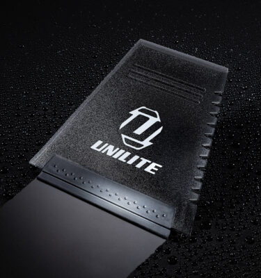 UNILITE Black Frosted Ice Scraper with 3 Different Scraping Sides