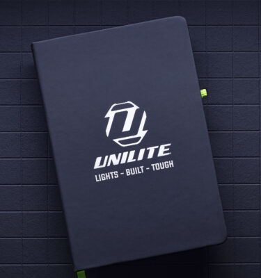 UNILITE A5 Hardback Notepad with Lined Pages