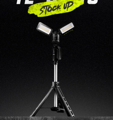 UNILITE 6000 Lumen Dual Power Tripod Site Light