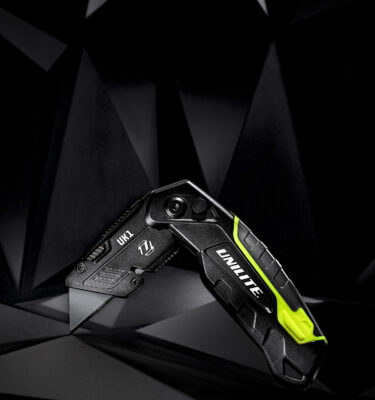 UNILITE Folding Utility Knife with 4xSK5 Steel Blades