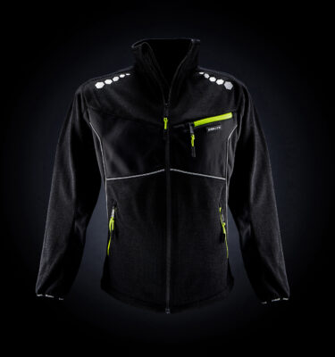 UNILITE Black Zipped Fleece Jacket